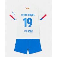 Barcelona Vitor Roque #19 Gostujuci Dres za djecu 2023-24 Kratak Rukav (+ Kratke hlače)